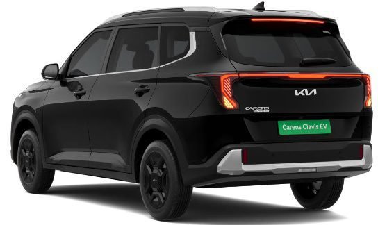 rear of Kia Carens Clavis EV