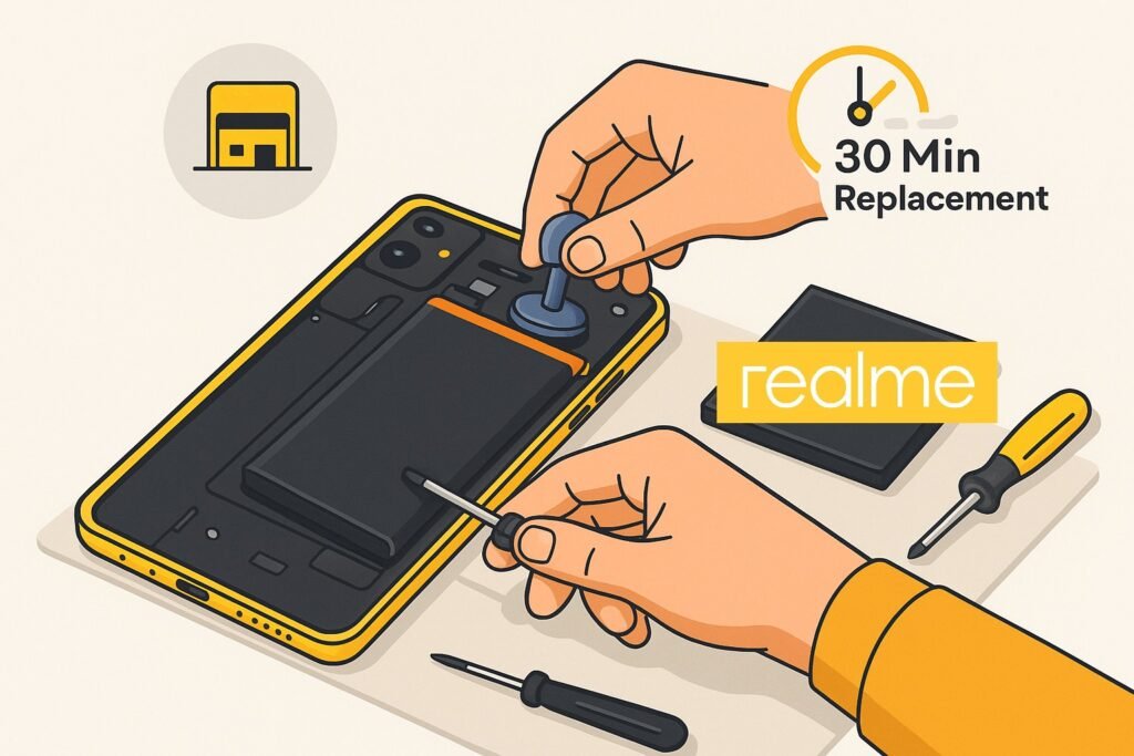 ਕੀ Realme ਫੋਨ ਦੀ ਬੈਟਰੀ ਬਦਲੀ ਜਾ ਸਕਦੀ ਹੈ?