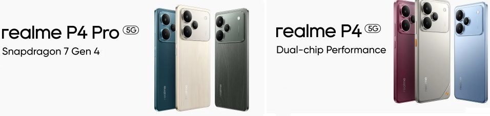 Realme P4 5G and P4 Pro 5G